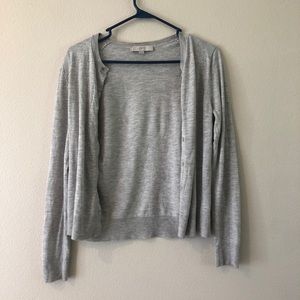 LOFT Button Up Cardigan